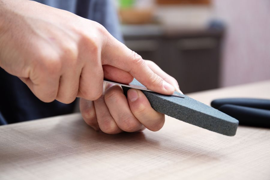 How to sharpen a Grafting knife